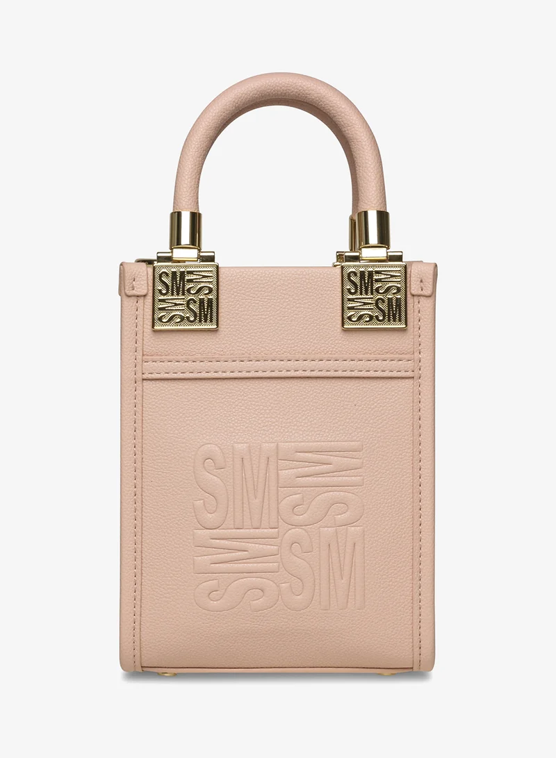 ستيف مادن حقيبة يد صغيرة من جلد البولي يوريثين بنقشة الحصى